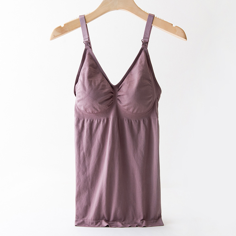 Nursing Bra Underwear Postpartum Belly Shaping Sling Nursing Vest - Image 6