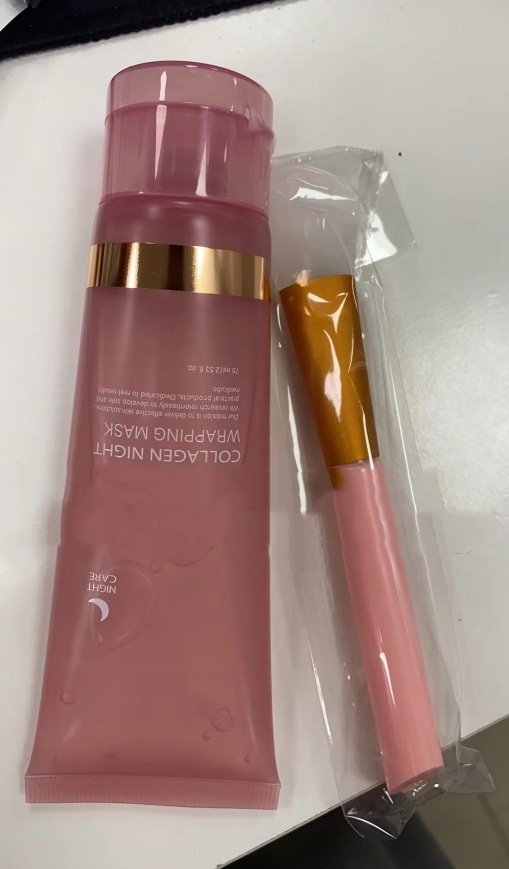 Face Night Mask Collagen Wrapping Mask Natural Ingredients Firming Elasticity & Hydration Anti-wrinkle For Skin Care - Image 6