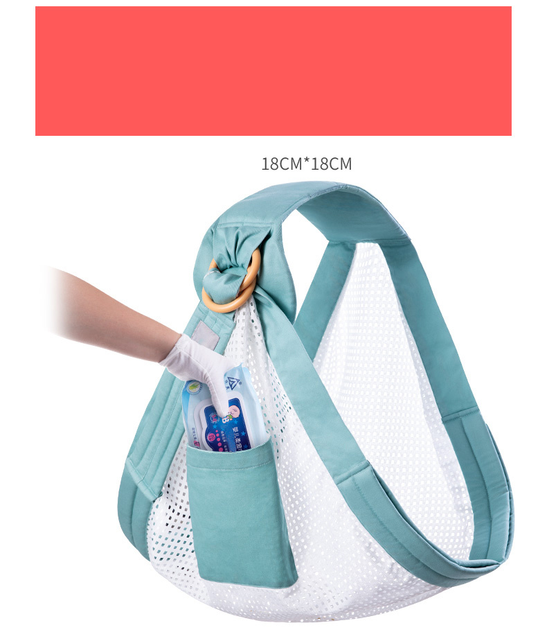 Baby Wrap Carrier Sling Adjustable Infant Comfortable Nursing Cover Soft Breathable Breastfeeding Carrier - Image 6