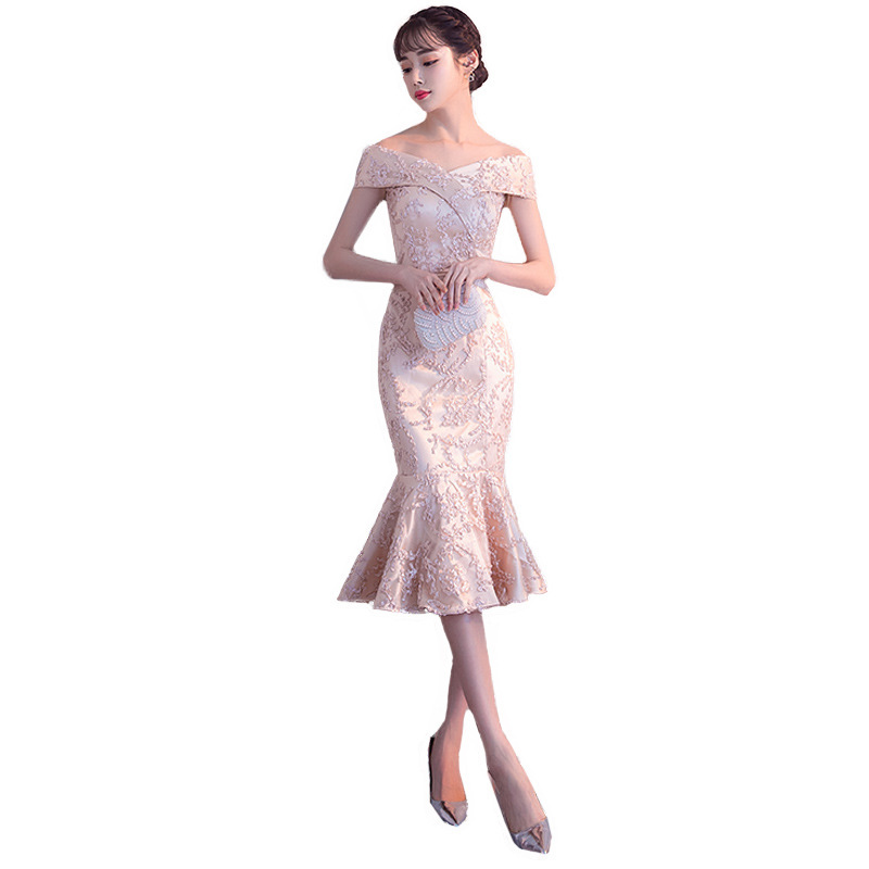 Fishtail mid-length party dress - Image 2