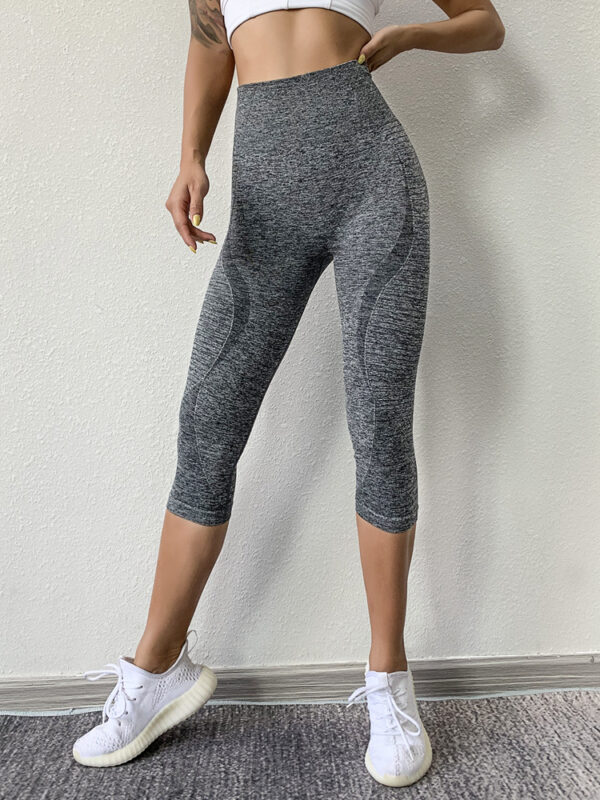 Raised hip fitness pants women running high waist sports tights