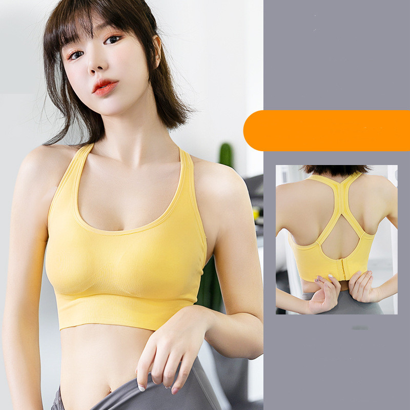 Sports Bra Underwear Seamless Hollow Beauty Back Shaping Sports Bra - Image 4