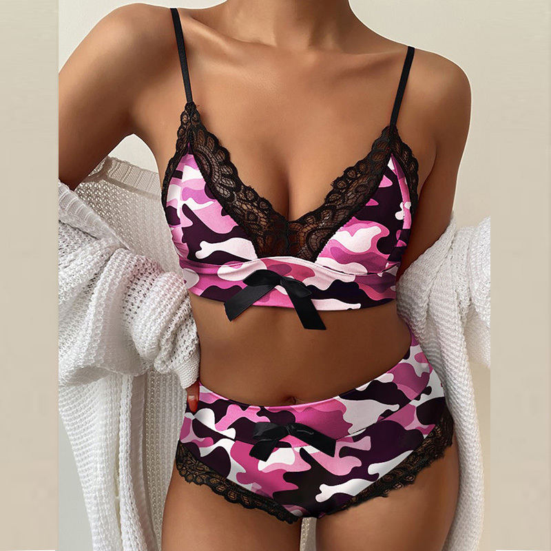 Women's Sexy Lingerie Lace Suspenders Three-point Sexy Lingerie - Image 4