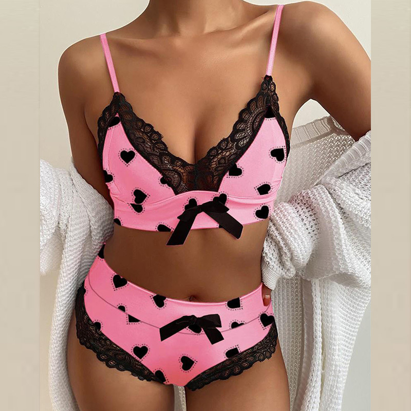 Women's Sexy Lingerie Lace Suspenders Three-point Sexy Lingerie - Image 5