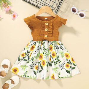 BABYNBEAUTY-Where Cuteness Meets Radiance for Your Little one - BabynBeauty 68 Toddler Kids Baby Girls Clothes Summer Girls Dress