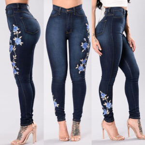 BABYNBEAUTY-Where Cuteness Meets Radiance for Your Little one - BabynBeauty 244 European and American embroidered jeans