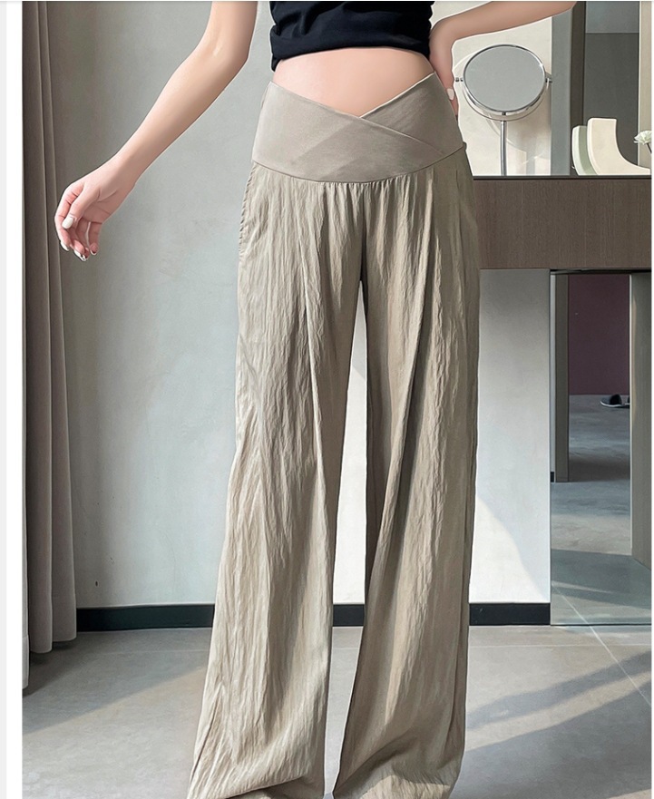 Thin Wide-leg Pants Summer Belly Support Maternity Clothes Anti-mosquito - Image 4