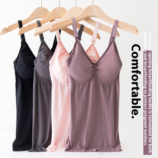 Nursing Bra Underwear Postpartum Belly Shaping Sling Nursing Vest