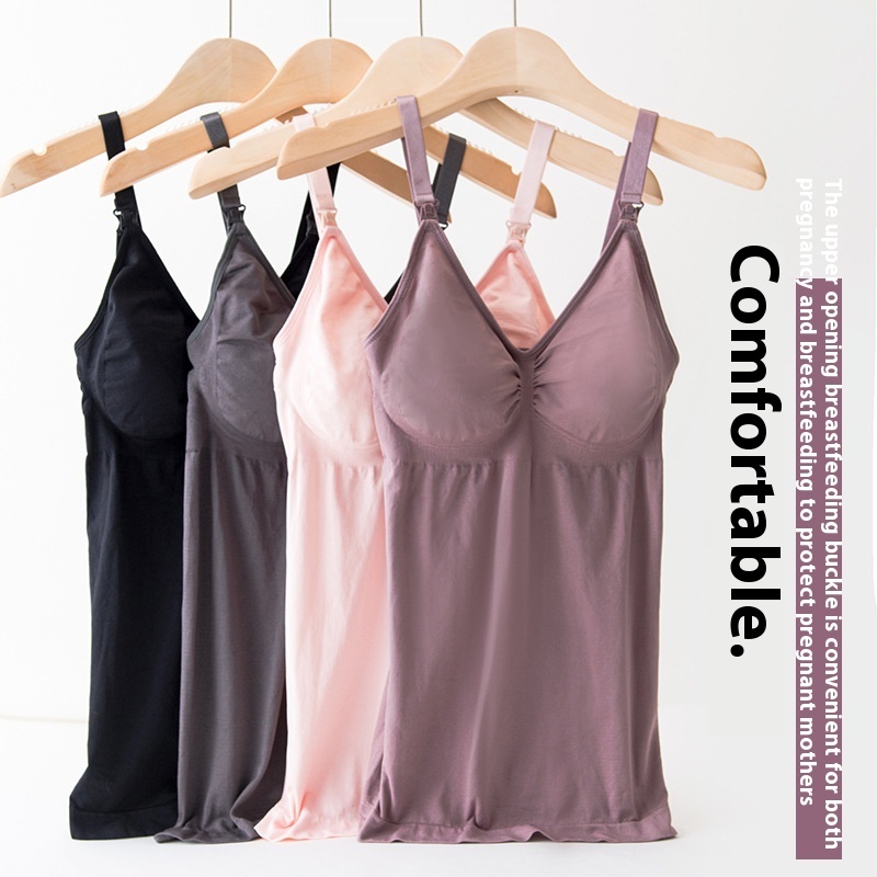 Nursing Bra Underwear Postpartum Belly Shaping Sling Nursing Vest