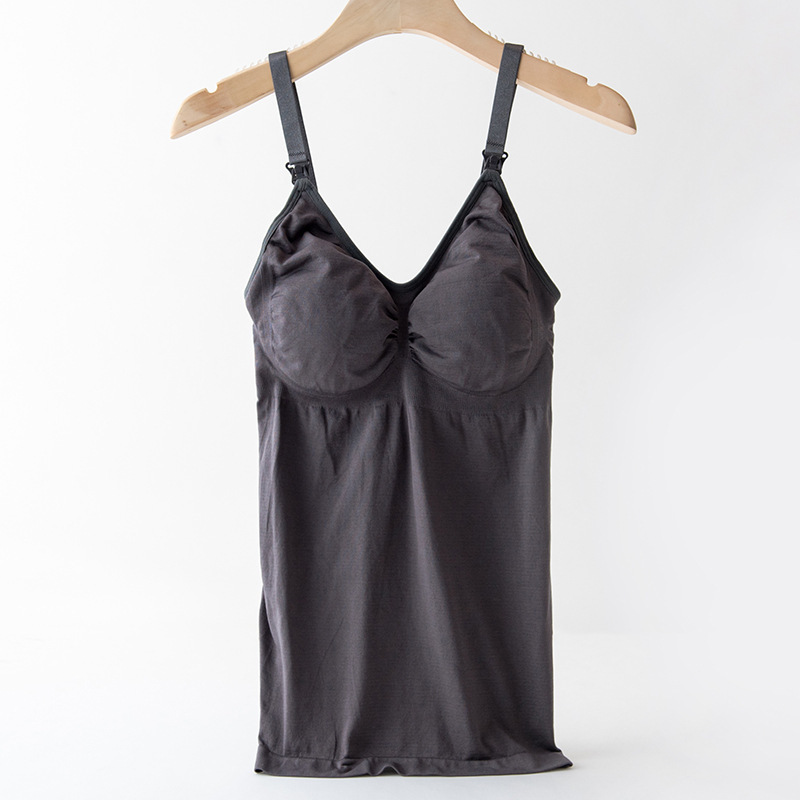 Nursing Bra Underwear Postpartum Belly Shaping Sling Nursing Vest - Image 9