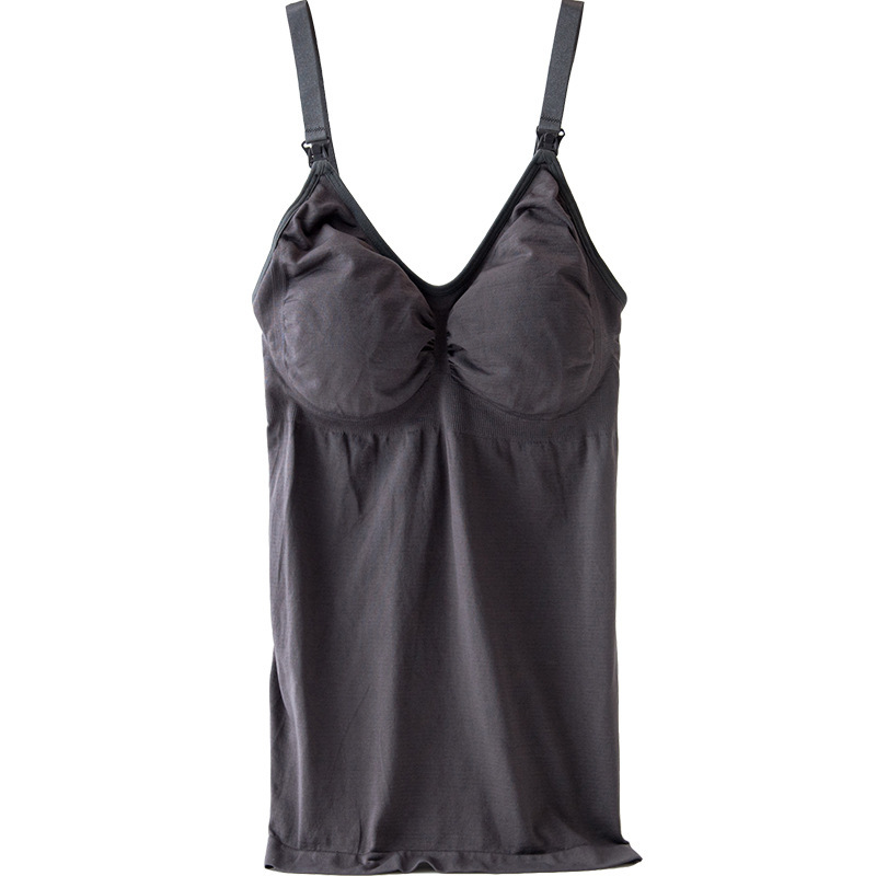 Nursing Bra Underwear Postpartum Belly Shaping Sling Nursing Vest - Image 4