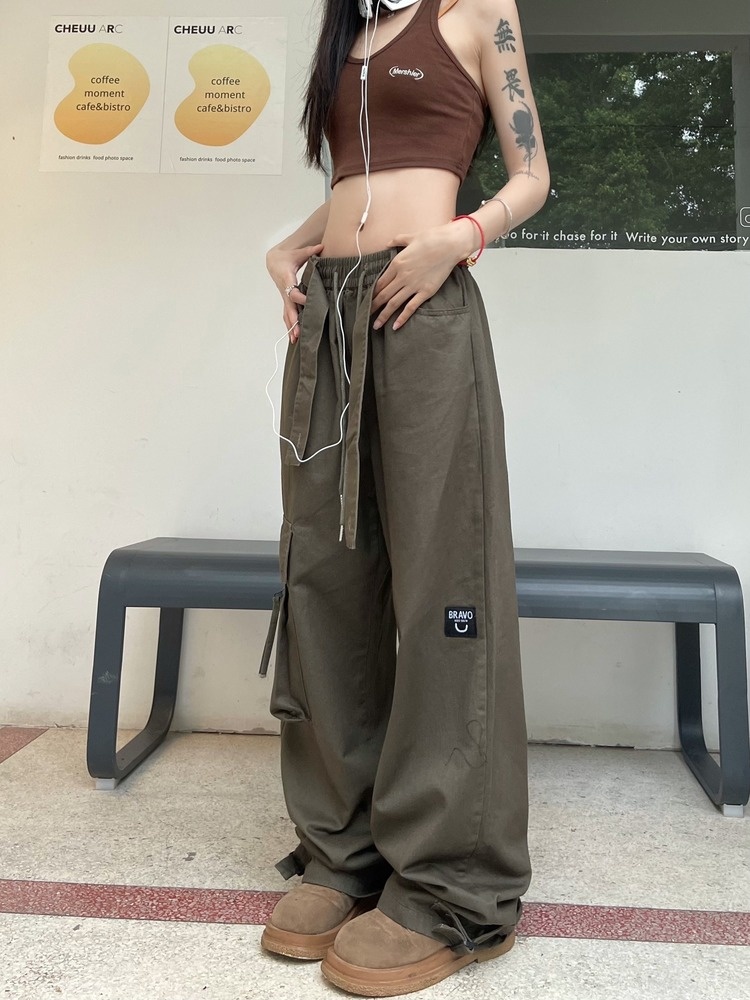 Hip Hop Retro Multi Pocket Cargo Pants For Men And Women - Image 5