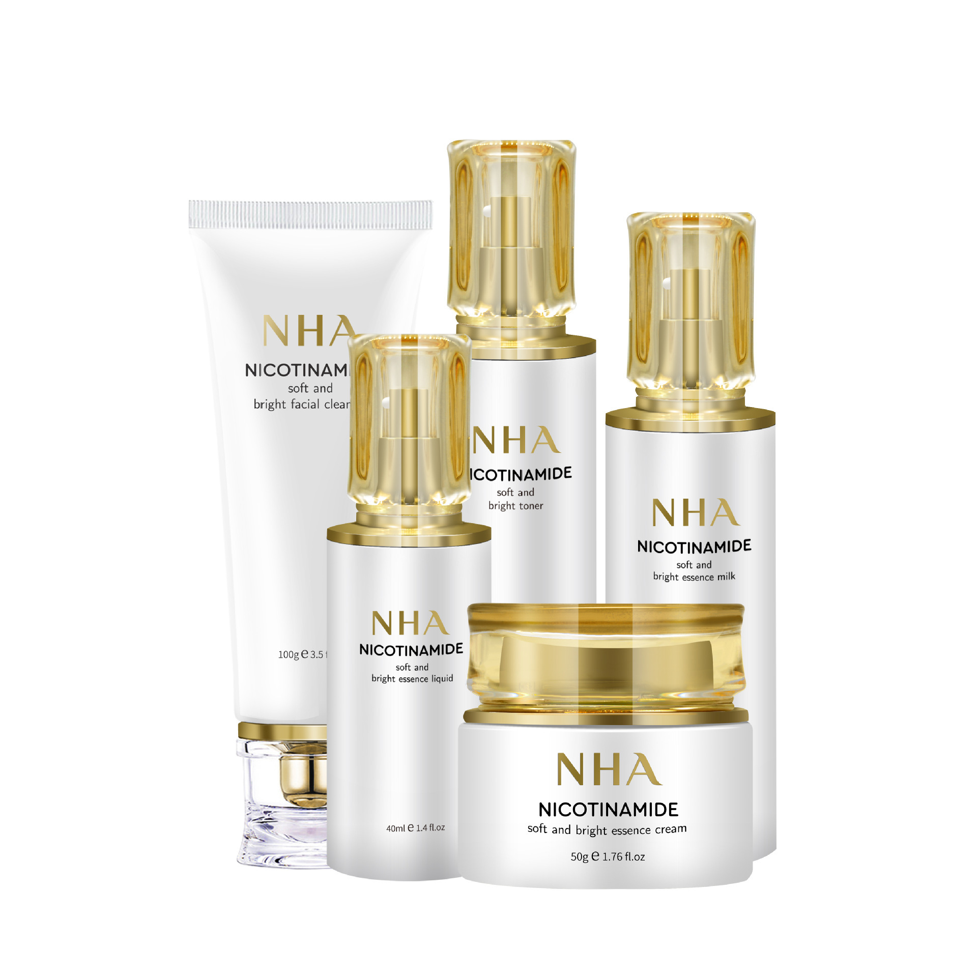 Nicotinamide Care Product Set Brightens Skin Color - Image 4