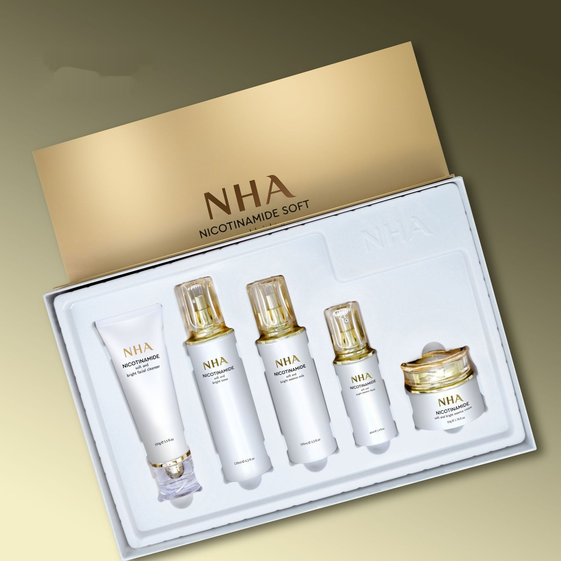 Nicotinamide Care Product Set Brightens Skin Color - Image 2