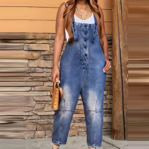 BABYNBEAUTY-Where Cuteness Meets Radiance for Your Little one - BabynBeauty 212 Women's Clothing Fashion Casual Siamese Suspender Jeans Women