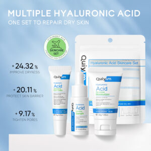BABYNBEAUTY-Where Cuteness Meets Radiance for Your Little one - BabynBeauty 245 Hyaluronic Acid Three-piece Set Skin Care Product Set Moisturizing