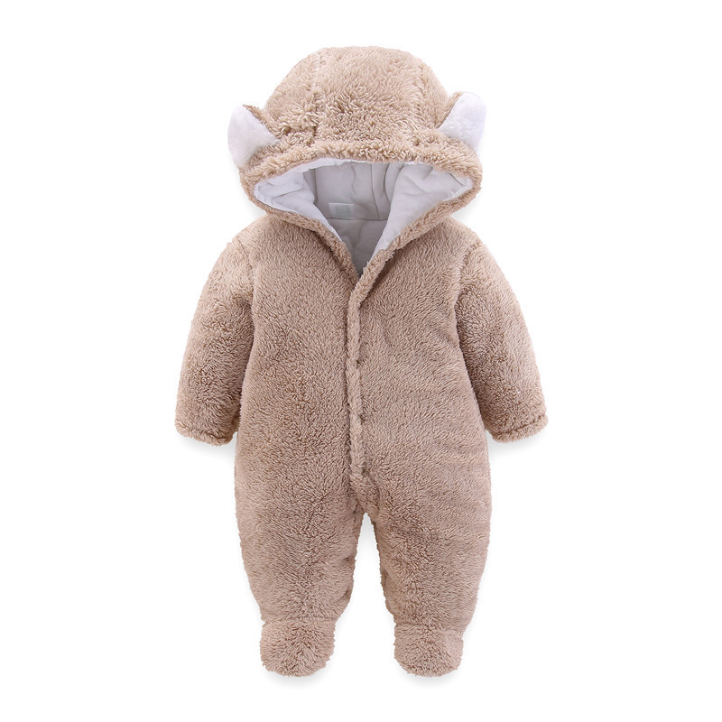 Winter Baby Jumpsuit Newborn Warm Thick Baby Romper - Image 3