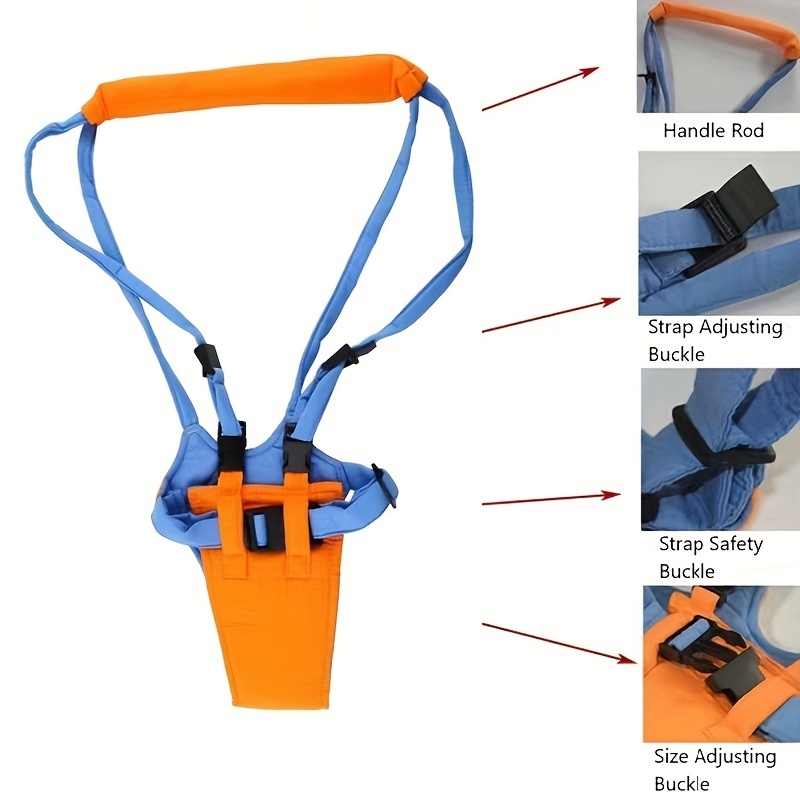 Brand New Kid Baby Infant Toddler Harness Walk Learning Assistant Walker Jumper Strap Belt Safety Reins Harness - Image 2