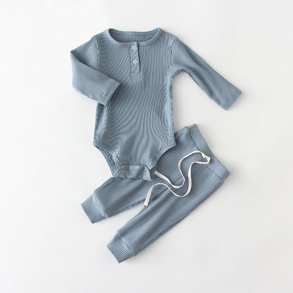 Spring Baby Corduroy Two-piece Set - Image 6