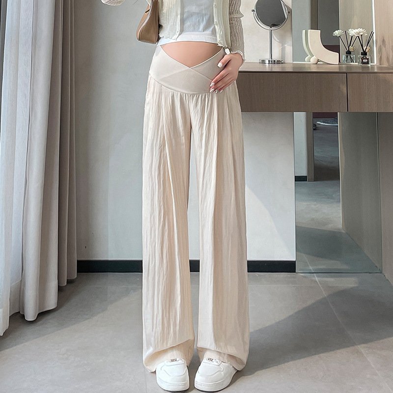 Thin Wide-leg Pants Summer Belly Support Maternity Clothes Anti-mosquito - Image 5