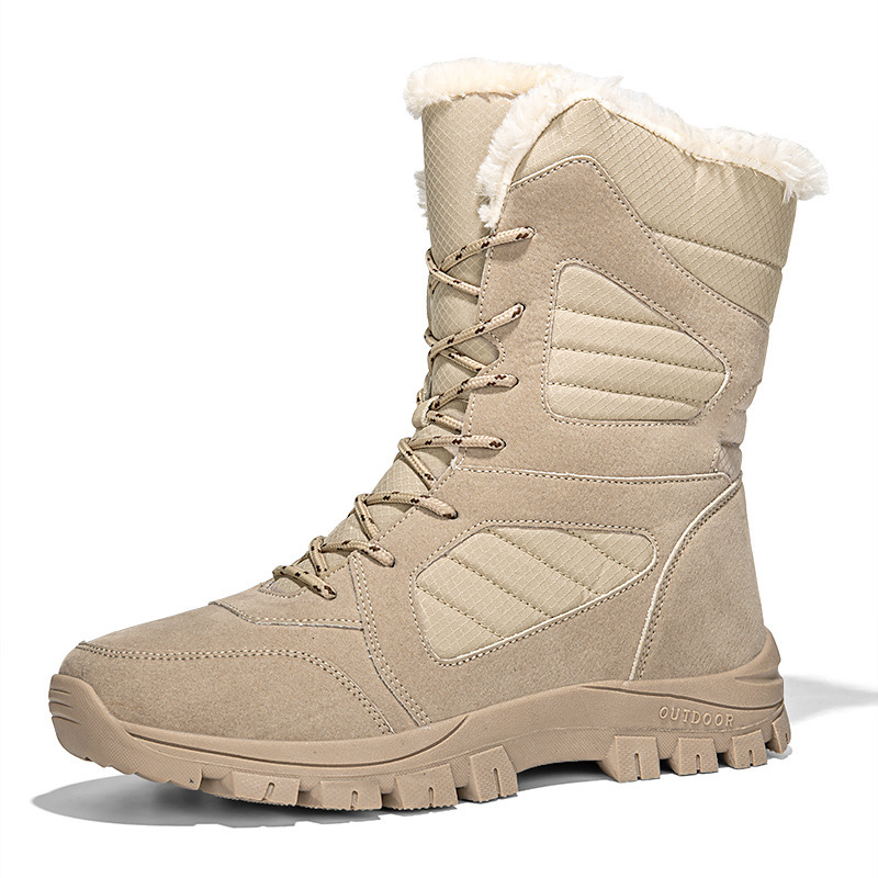 Snow Boots Cotton Boots For Winter High-top Lined With Fleece Extra Thick For Warmth And Waterproof - Image 6