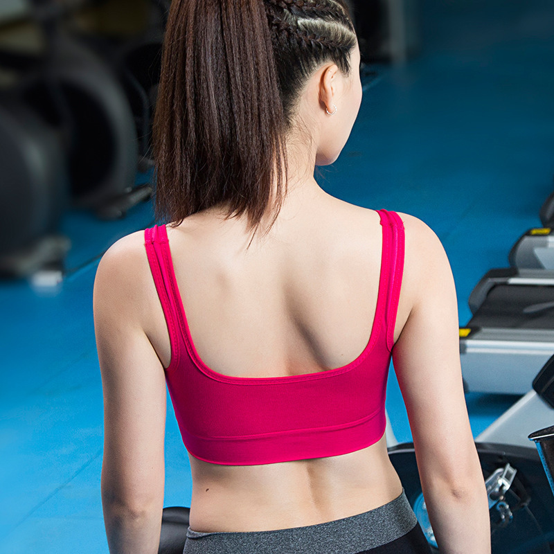 Sports Bra Women's Reinforced Shockproof Sports Vest Yoga Bra Underwear - Image 2