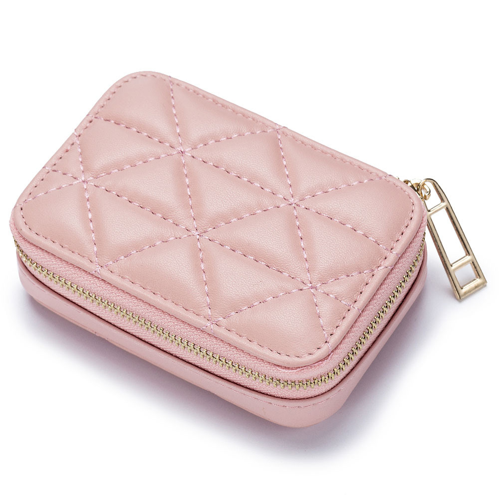 Rhombus Portable Portable Lipstick Pack Mini Cosmetic Bag - Image 3