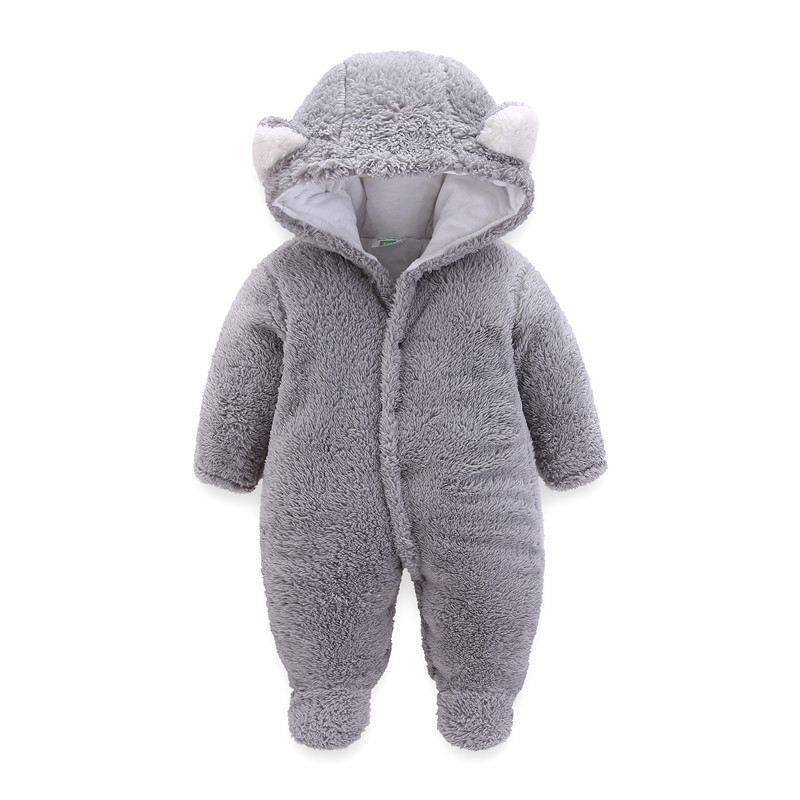 Winter Baby Jumpsuit Newborn Warm Thick Baby Romper - Image 2