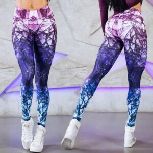 BABYNBEAUTY-Where Cuteness Meets Radiance for Your Little one - BabynBeauty 218 Fashion Mixed Color High Waist Printed Sports Yoga Pants