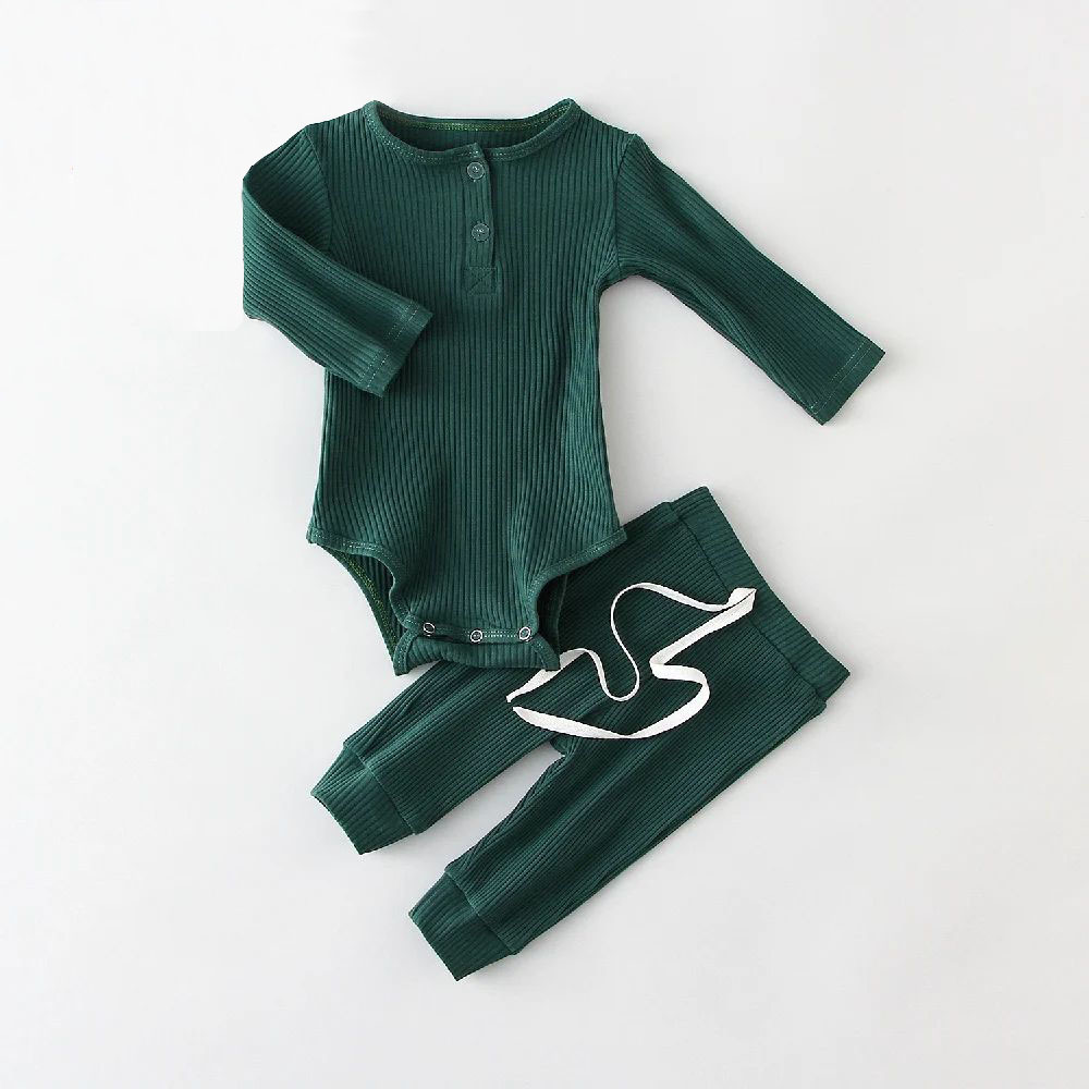 Spring Baby Corduroy Two-piece Set - Image 5