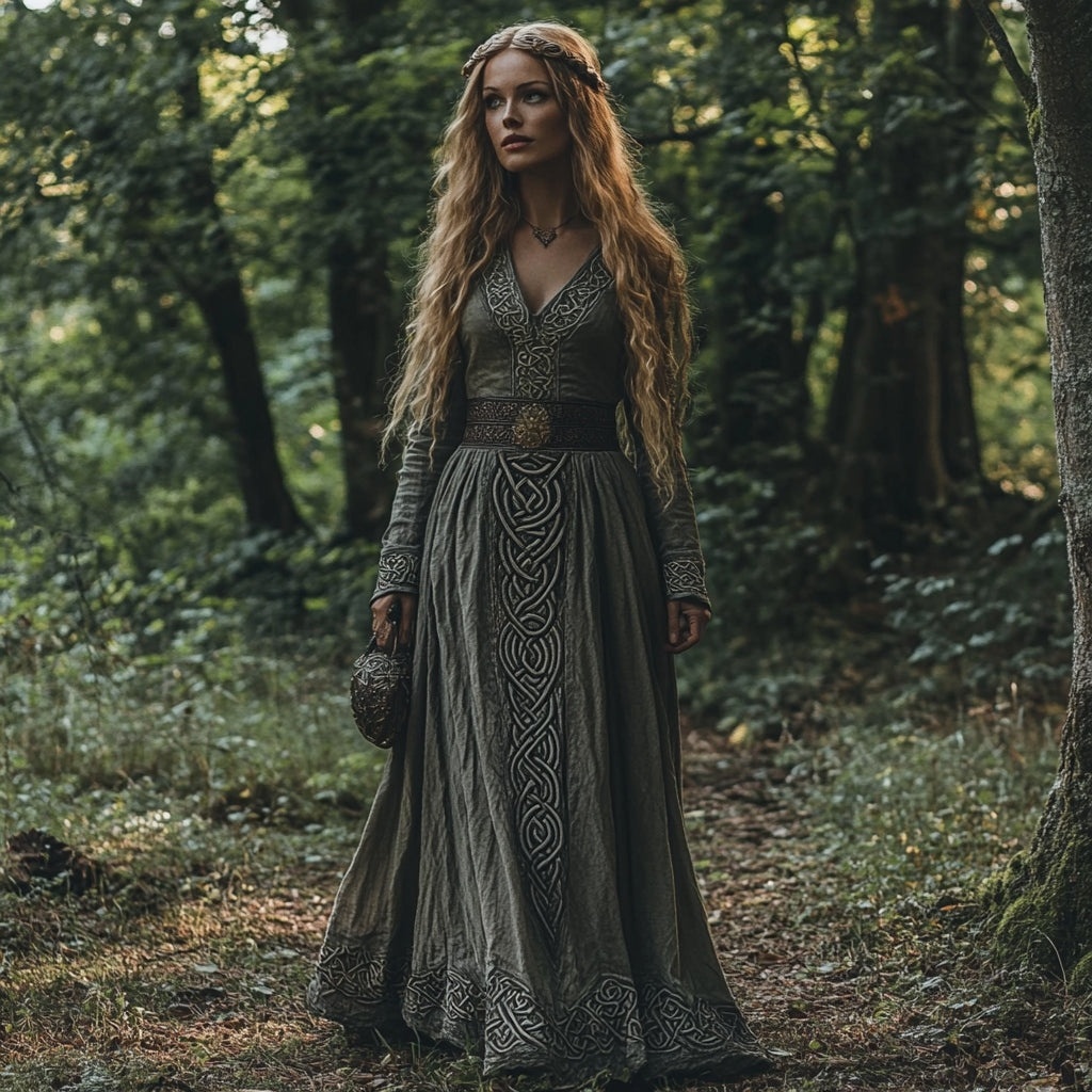 Womens American-style Fashion Casual Dress With Digital Print - Image 5