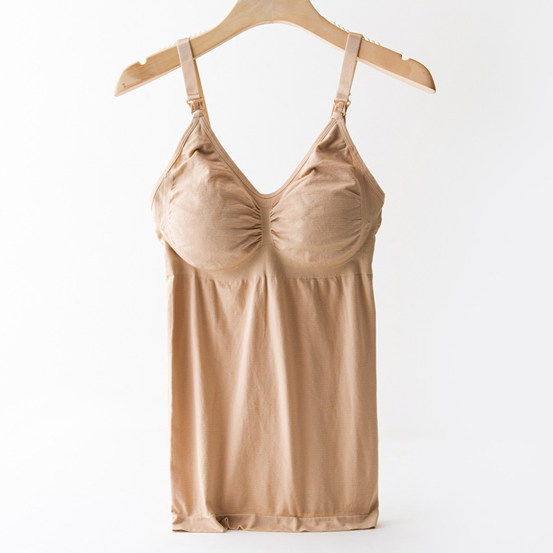 Nursing Bra Underwear Postpartum Belly Shaping Sling Nursing Vest - Image 8