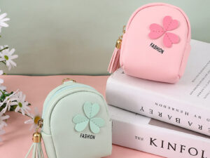 Japan And South Korea Cute Coin Purse Leather Girl