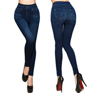 BABYNBEAUTY-Where Cuteness Meets Radiance for Your Little one - BabynBeauty 213 Women Leggings Plus size Faux Denim Jeans Leggings