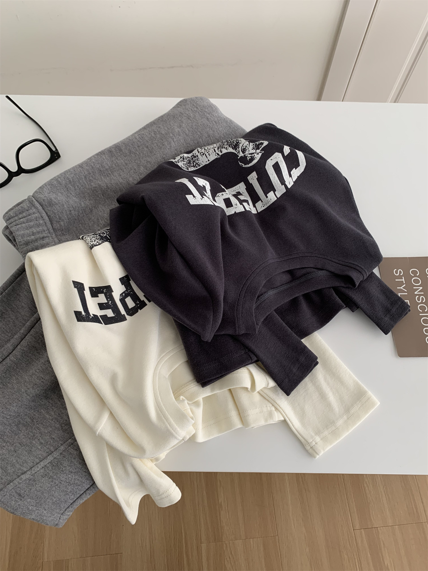 High-elastic Soft And Chewy Cartoon Puppy-Print T-Shirt For Women - Image 6