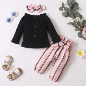 BABYNBEAUTY-Where Cuteness Meets Radiance for Your Little one - BabynBeauty 109 3M-24M Newborn Baby Clothes Set Toddler Girl Outfits