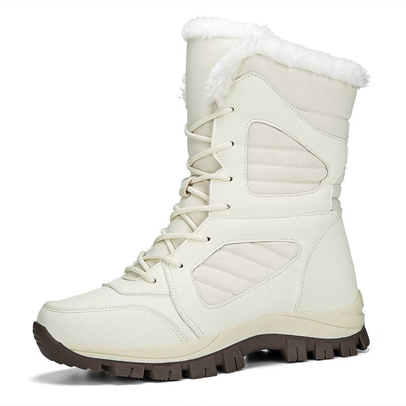 Snow Boots Cotton Boots For Winter High-top Lined With Fleece Extra Thick For Warmth And Waterproof - Image 3