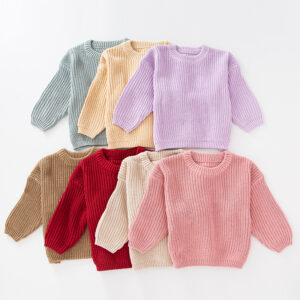 BABYNBEAUTY-Where Cuteness Meets Radiance for Your Little one - BabynBeauty 88 Hot Selling Children's Clothing Pullover Knitting Sweater
