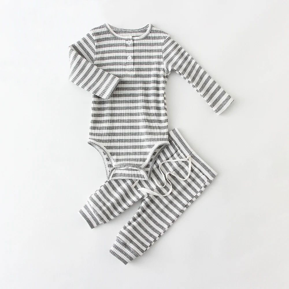 Spring Baby Corduroy Two-piece Set - Image 3