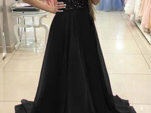 Sleeveless Dress Wedding Party Dress