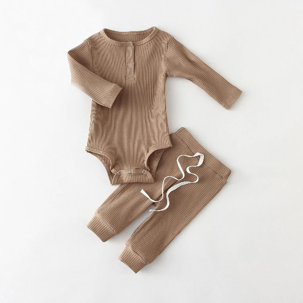Spring Baby Corduroy Two-piece Set - Image 2