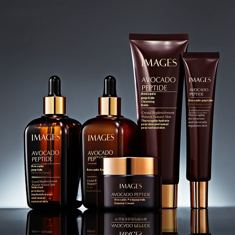 Hydrating And Repairing Smaller Brown Bottle Skin Care Product Set Brightening Skin - Image 7