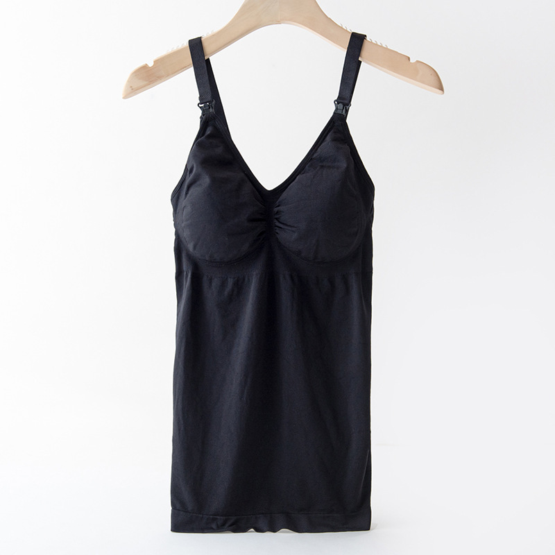 Nursing Bra Underwear Postpartum Belly Shaping Sling Nursing Vest - Image 7