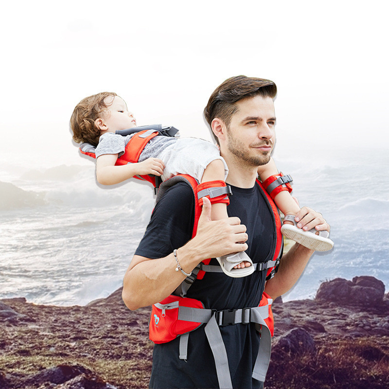 Children's Saddle Shoulder Seat Baby Carrier Shoulder Bar Sling Dad On Foot - Image 5