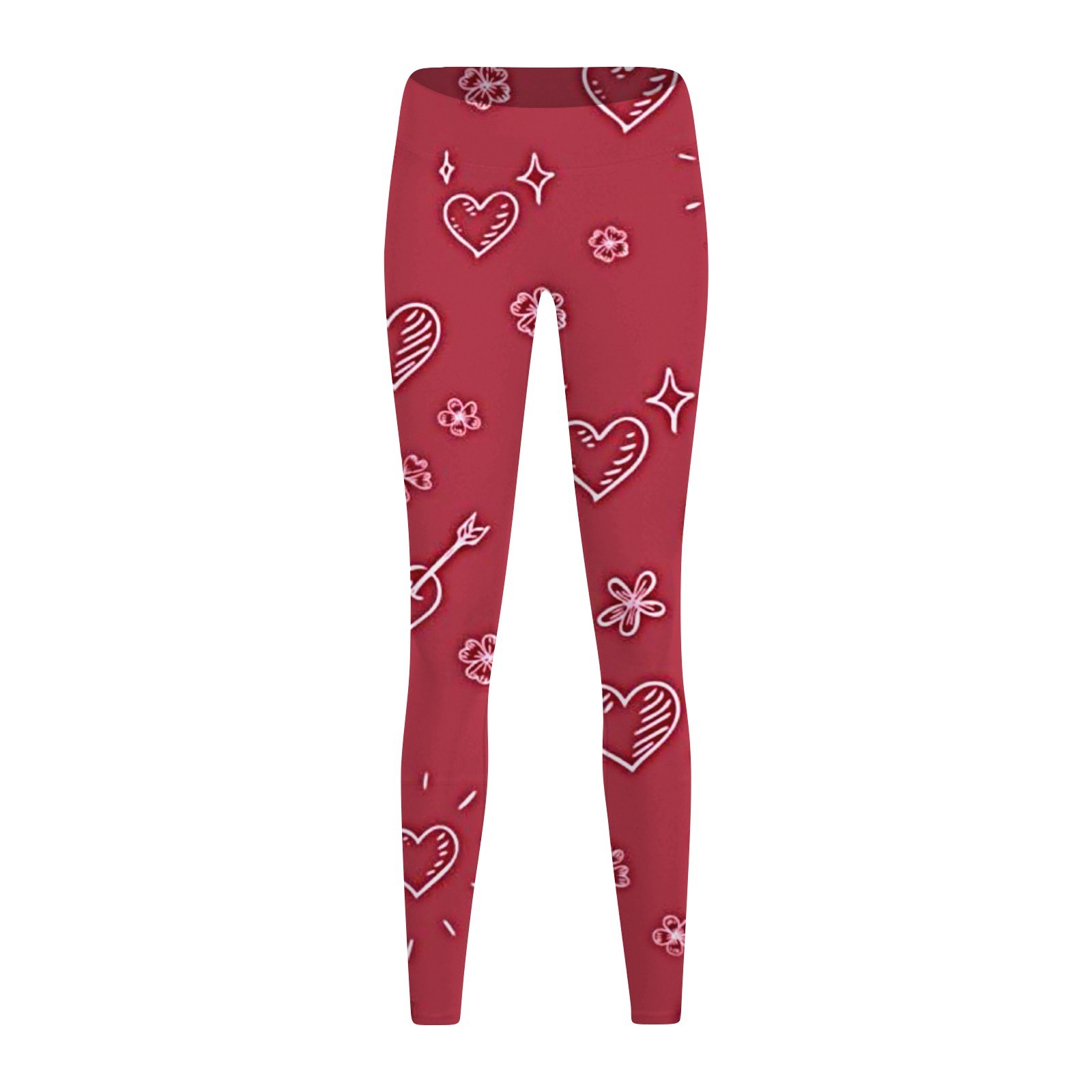 Thin Women's Pants High Waist Print Leggings - Image 7
