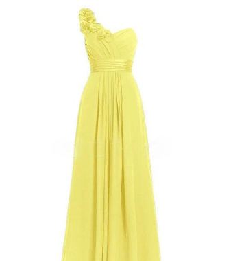 Women's Multi Colored Slanted Neck Sleeveless Strapless Long Dress - Image 2