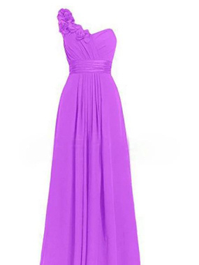 Women's Multi Colored Slanted Neck Sleeveless Strapless Long Dress - Image 3
