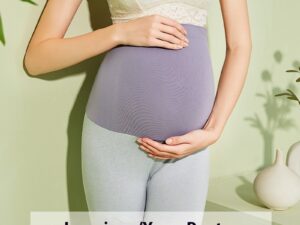 Plus Size High Elastic Maternity Leggings Belly Support Maternity Warm Pants