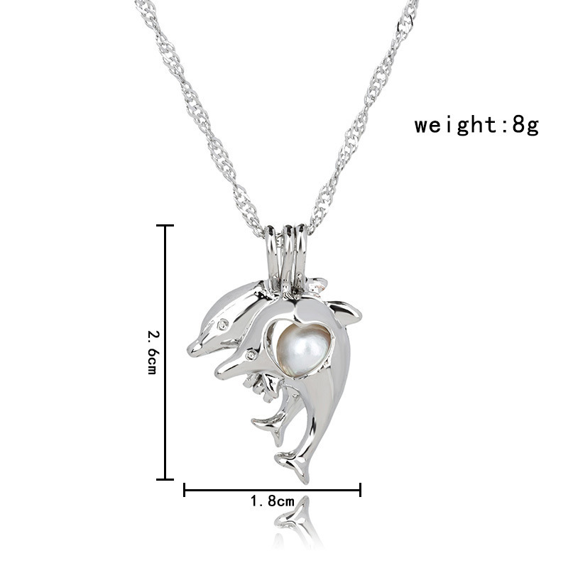 Creative hollowed oysters Pearl series necklace, natural freshwater pearl clavicle chain accessories manufacturer wholesale - Image 5