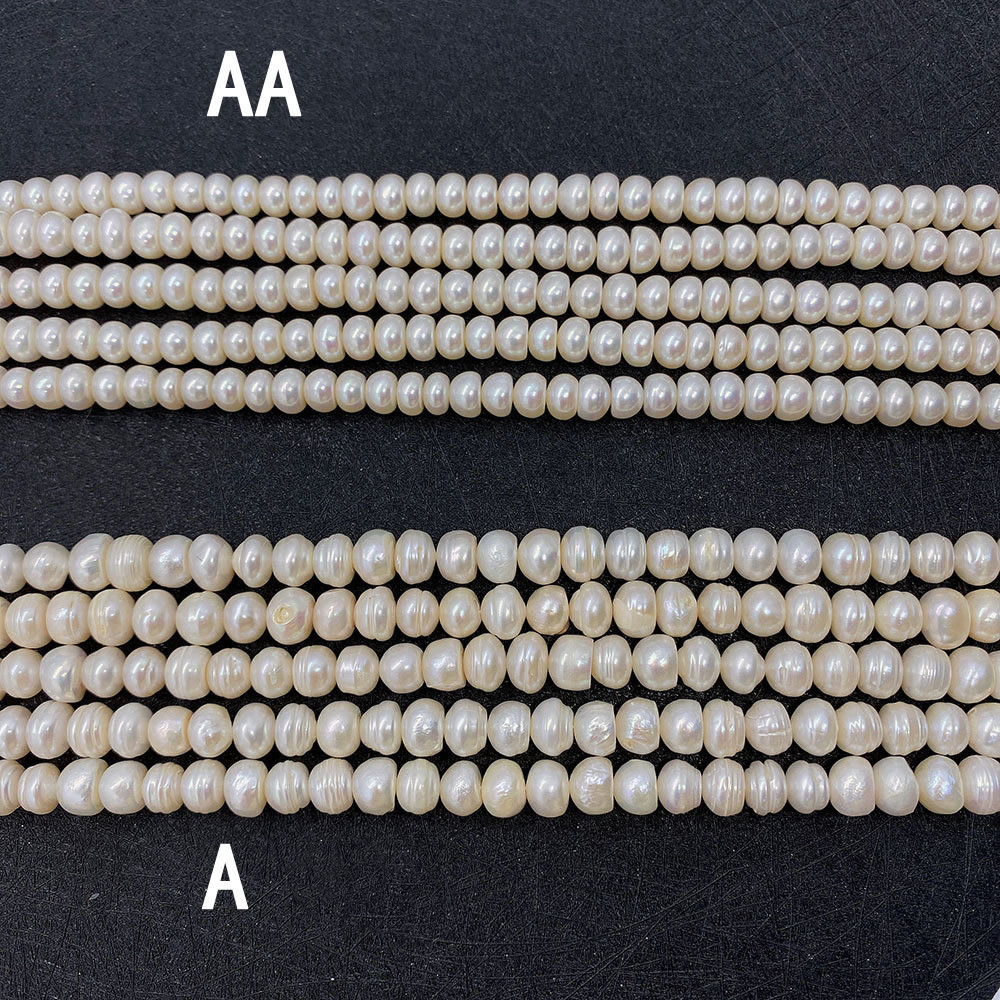 Natural Freshwater Pearl Loose Bead Jewelry Necklace Accessories - Image 6